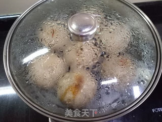 香辣豆豉蘑菇牛肉黑全麦包子的做法步骤:17