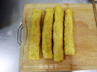 熏豆腐皮肉卷(烤肠味)年夜饭❗️宴客荤凉菜❗️的做法步骤:14