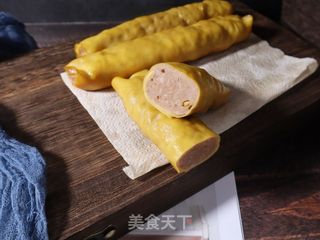 熏豆腐皮肉卷(烤肠味)年夜饭❗️宴客荤凉菜❗️的做法步骤:17
