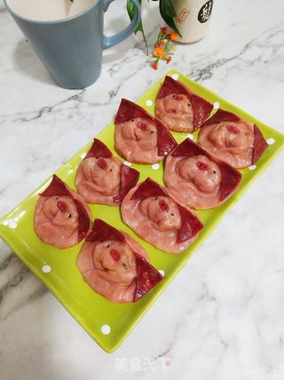 花样饺子的做法步骤:16