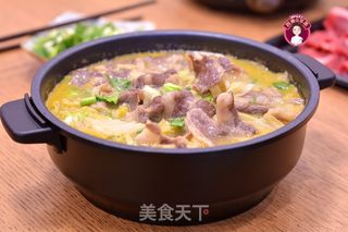 金汤肥牛白菜的做法步骤:9
