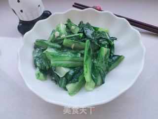 蒜香油麦菜的做法步骤：9