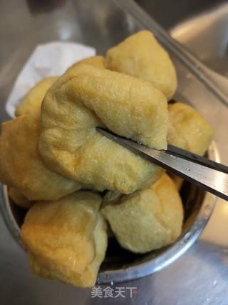 酸菜焖豆泡的做法步骤:2