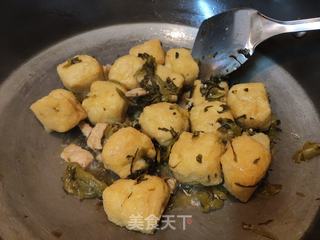 酸菜焖豆泡的做法步骤:6