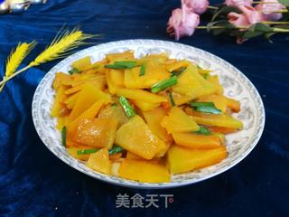 蒜香南瓜的做法步骤：4