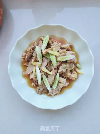 杏鲍菇蒸小酥肉的做法步骤:8