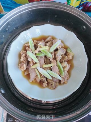 杏鲍菇蒸小酥肉的做法步骤:9