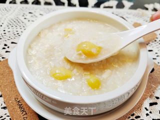 白果腐竹粥的做法步骤:7