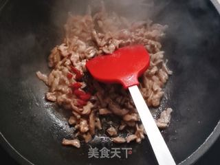 蒜苔炒羊肉的做法步骤：6