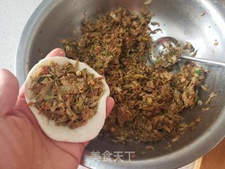 全麦面水煎小笼包的做法步骤:6