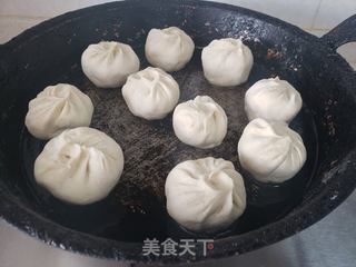 全麦面水煎小笼包的做法步骤:9