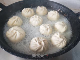 全麦面水煎小笼包的做法步骤:10