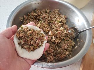 全麦面槐花肉包的做法步骤:6