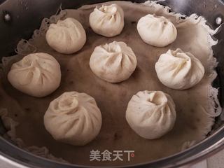 全麦面槐花肉包的做法步骤:8