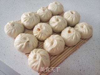 全麦面槐花肉包的做法步骤:10