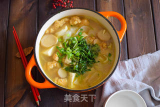鸡肉豆腐炖白菜的做法步骤:9