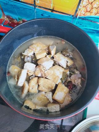 豆腐酸菜鱼的做法步骤:14