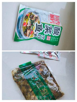 豆腐酸菜鱼的做法步骤：1