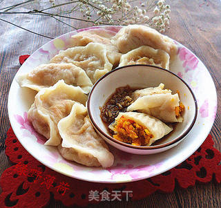 窝瓜胡萝卜猪肉水饺的做法步骤:11
