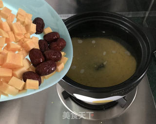 红薯红枣小米粥的做法步骤:5
