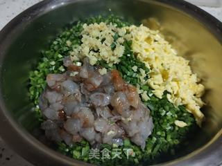 韭菜虾仁饺子的做法步骤：7