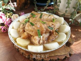 山药蒸鸡肉的做法步骤：7