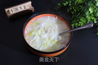 白菜瘦肉粥的做法步骤：6