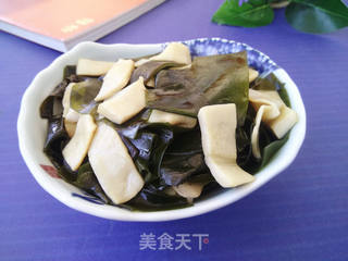 杏鲍菇烧海带的做法步骤:7