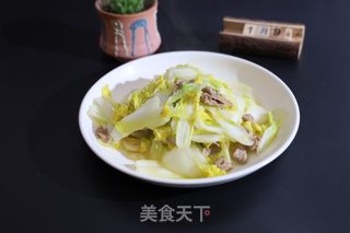 肉片炒白菜的做法步骤：7