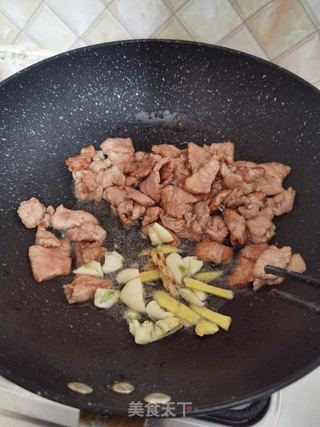 莴笋炒肉片的做法步骤:11