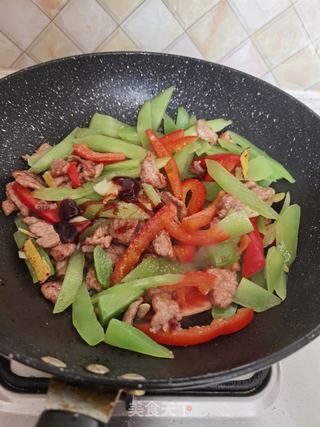 莴笋炒肉片的做法步骤:14