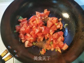 番茄鲜菇面的做法步骤:3