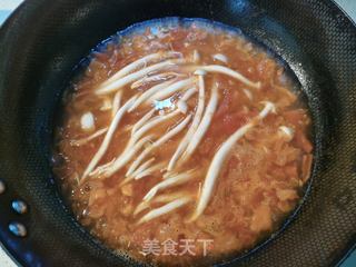 番茄鲜菇面的做法步骤:5