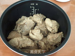 排骨炖海带黄豆的做法步骤:5