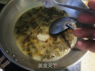 芹菜浆水面的做法步骤：7