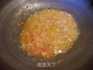 海鲜番茄酱意面的做法步骤:12