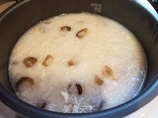 海参干贝粥的做法步骤:7