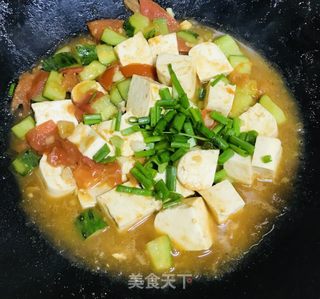 茄汁炖豆腐的做法步骤：9