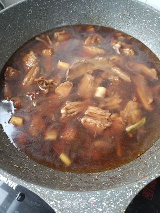 萝卜干烧羊肉的做法步骤:17
