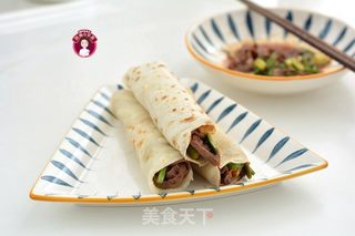 肥牛原味软饼卷的做法步骤:12