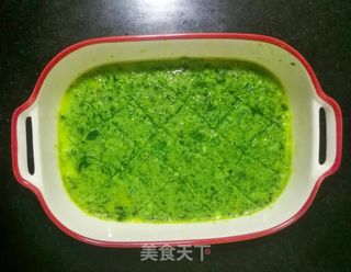 绿色鸡蛋羹的做法步骤:13