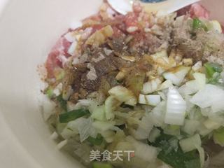冻山芹菜猪肉馅水饺的做法步骤:2