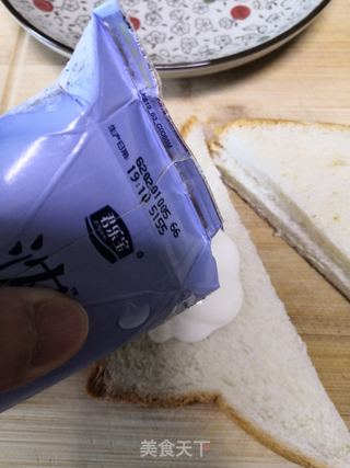 吐司酸奶夹的做法步骤:4