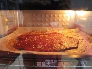蜜汁猪肉脯❤️鲜甜咸香,肉质紧实有嚼头的做法步骤:8