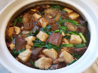 鸭血烧豆腐的做法步骤:14