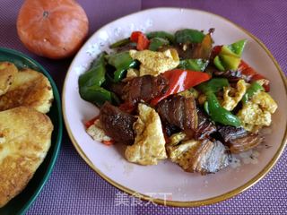 皱皮椒炒腊肉的做法步骤:17