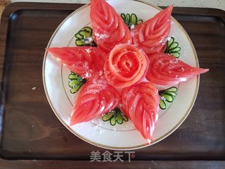 西红柿拌白糖的做法步骤:13