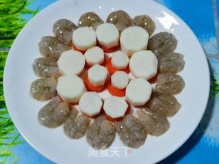 山药蒸虾仁的做法步骤:3