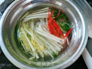 清蒸多宝鱼的做法步骤:6
