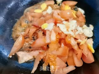 番茄虾片煲的做法步骤:7